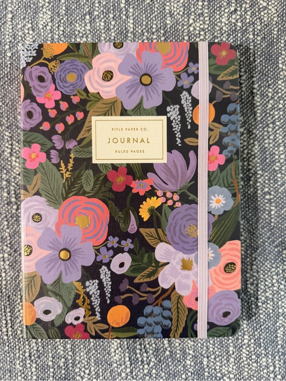 Riffle paper Co. Journal with pen “Garden Party Violet” 144 pages